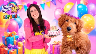 Maria Clara y JP preparan una fiesta de cumpleaños para la perrita Nala.