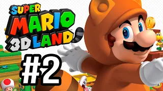 SUPER MARIO 3D LAND [3DS 4K] #2 - É HORA DO TANOOKI! (PT-BR)