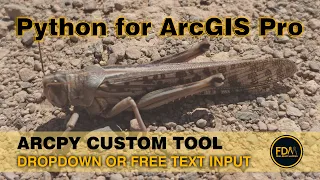 Dropdown List or Freetext User Input for ArcGIS Pro Custom Script Tool Python for ArcGIS Pro