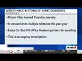 Arrest made in armed robberies in Evans Co