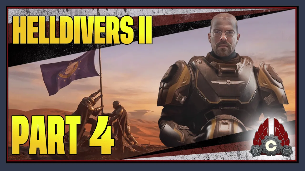 CohhCarnage Plays Helldivers 2 | Omens of Tyranny Update | Sponsored By Playstation | - Part 4