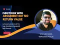 JavaScript Tutorial Creating Functions with Arguments but No Return Value