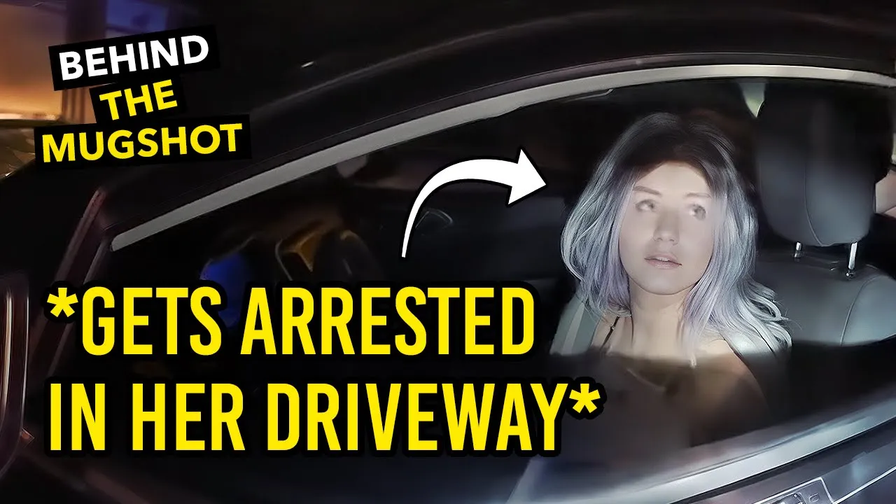 Very Wasted Mom Arrested in Her Driveway