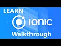 Ionic Framework 5 Walkthrough ENGLISH Beginner to Pro