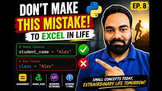 Python Variables Made EASY Naming Rules Keywords Dynamic Typing Python Mastery Ep 8