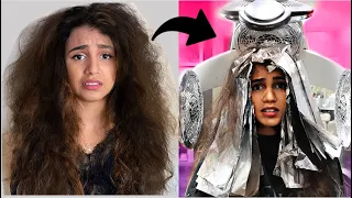 غيرت شعري من اسود الى اشقر شكلي اتغير تماما دندنها