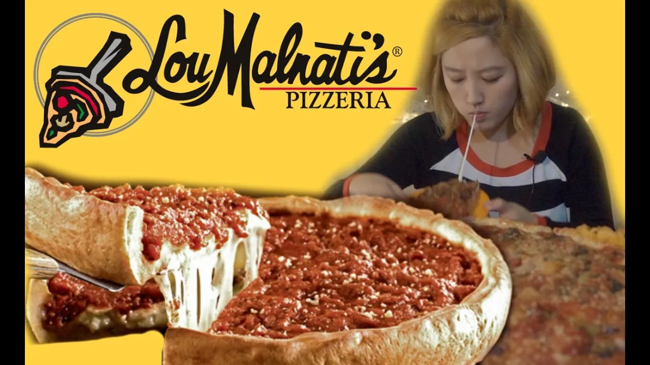 LouMalnatis Deep Dish Pizza!! [Mukbang/EatingChannel]