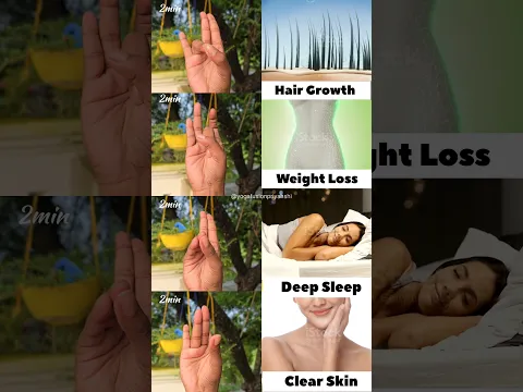 mudras can boost your wellness? From hair growth to better sleep ,weight loss and skin #mudra #short