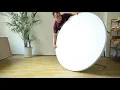 PE Plastic Round Foldable Table Fold in Half table