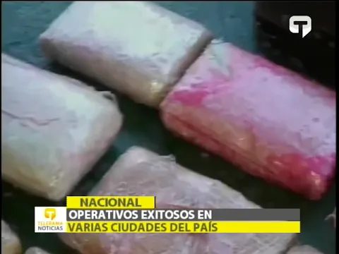 Operativos exitosos en varias ciudades del país