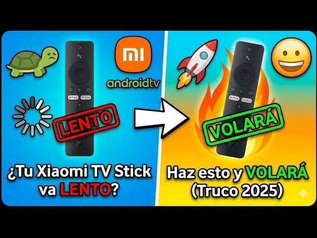 🐢 ¿Tu Xiaomi TV Stick va LENTO? Haz esto y VOLARÁ (Truco 2025)