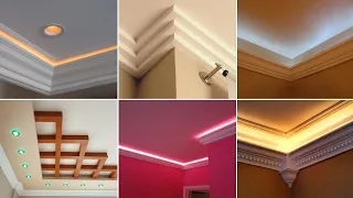 Top 100 Ceiling Corner Crown Molding Ideas 2023 Home Ceiling Design moderndecor-7