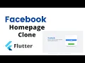Facebook UI Clone Using Flutter - Flutter Responsive UI Challenge