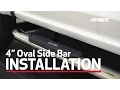 ARIES Side Bar Installation 4 Ovals S223043 on Ford F-150 Super Crew