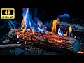 Download Lagu 🔥 Peaceful Fireplace Crackles and Crickets for Warm Night Relaxation \u0026 Study V1
