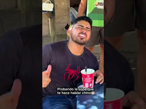 Probando la sopa que te hace hablar chino ( parte 1) 🤣