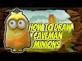 How to draw Minions easy FREE Coloring Page Printable Easy Things to DRAW DrawingwithKIDS