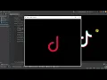 How to design TikToK logo using python