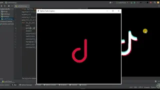 How to design TikToK logo using python