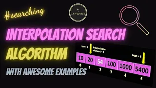 Interpolation Search Algorithm with Examples At A Glance