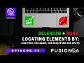 FusionQA Episode 5 of Selenium Ruby Locating Elements by Link Text Tag CSS Selectors XPath