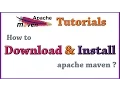 Apache Maven Tutorial 02 - how to download and install maven