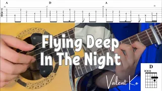 Download Flying Deep In The Night (Kyuhyun) - Fingerstyle Guitar Tabs + Tutorial + Chords MP3