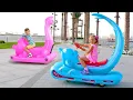 Download Lagu Oliver and Diana Roma's AMAZING Playhouses Adventures - Funny Adventures with Diana and Roma