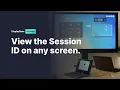 Using the floating session ID - DisplayNote Montage