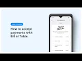 Zeller Tutorials How to accept payments with Bill at Table