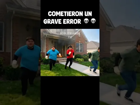 Los bros fueron a molestar... termino mal 😶😶 #losbros #abrahaham #hollman #humor #roblox