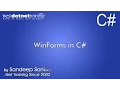Part 7 - C winForms