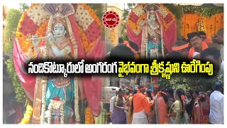 నందికొట్కూరులో అంగరంగ వైభవంగా శ్రీకృష్ణుని ఊరేగింపు...|| Mahaa Bhakti