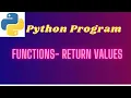 3 Return Values and Optional arguments -