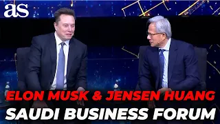Elon Musk and Nvidia CEO MAKE WAVES at U S -Saudi Business Forum FULL ADDRESS