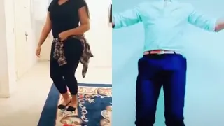 مقارنة بين ولد وبنت على رقصة بنت البارود الشاوية 2020 