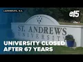 St Andrews University ly closed after 67 years in Laurinburg