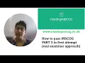 How to pass MRCOG Part 3 in first attempt I OneStop MRCOG I