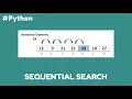 Program Python Sequential Search