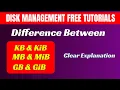 Download Lagu Verschil tussen MB \u0026 MiB, GB \u0026 GiB? || Sectoren uitleggen || kk ||