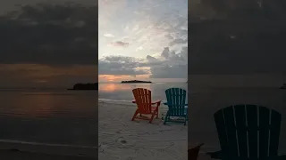 Sunset time-lapse from Grabbers on Great Guana Cay, Abacos Bahamas #shortvideo #travel #sunset