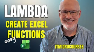 Create Excel Functions with Lambda - no code no VBA