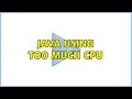Ubuntu Java using too much CPU