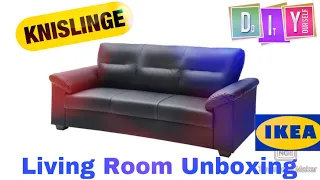Living Room Unboxing IKEA KNISLINGE Sofa Idhult Black 349 00