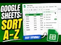 How to Sort A to Z in Google Sheets - Easy Way