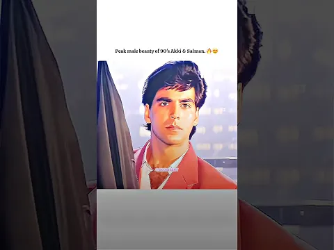 Two peak male beauty of 90's 🔥😍  #akshaykumar #akshayfans