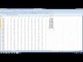 Calculate mean monthly values of weather data with Excel