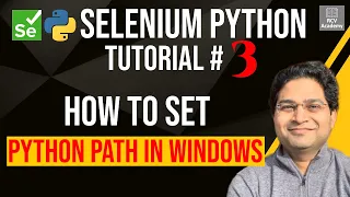 Selenium Python Tutorial - How to Set Python Path in Windows