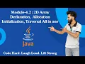 2D Array in Java Simple Explanation with Examples