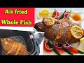 Tasty Air Fryer Whole Fish Recipe How To Fry COOK Tilapia In Air Fryer EASY Air fried Tilapia